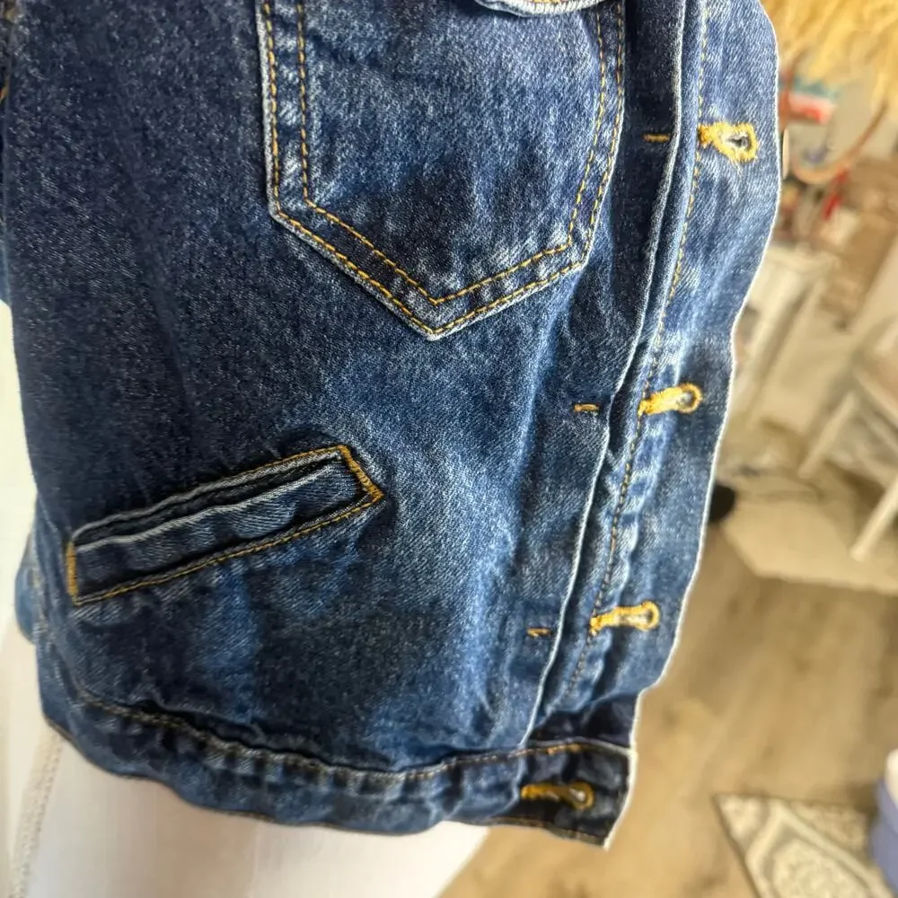 Old Navy Women's Size XS Denim Cropped Button Up Jacket #3280 - Picture 5 of 10